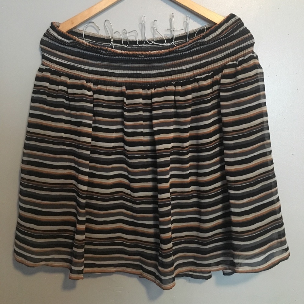Striped Skirt Size Large